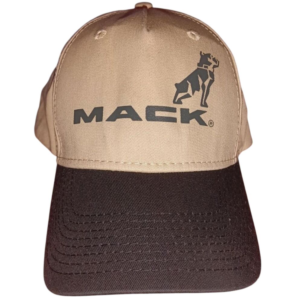 MACK Brand Tan and Black Baseball Cap